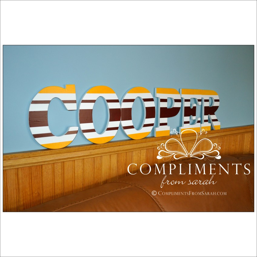 hand painted letters cooper