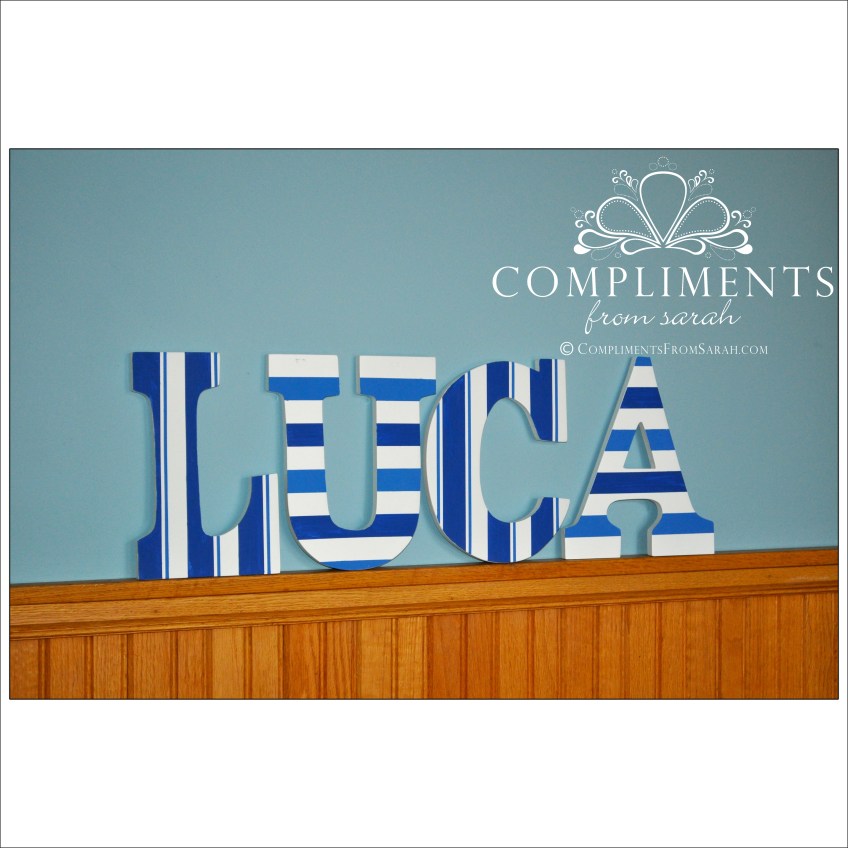 hand painted letters luca