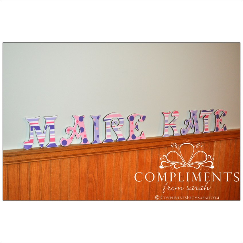 hand painted letters maire kate