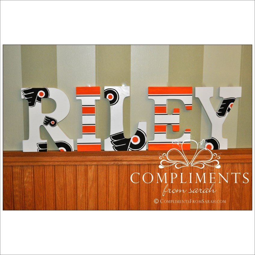 hand painted letters riley