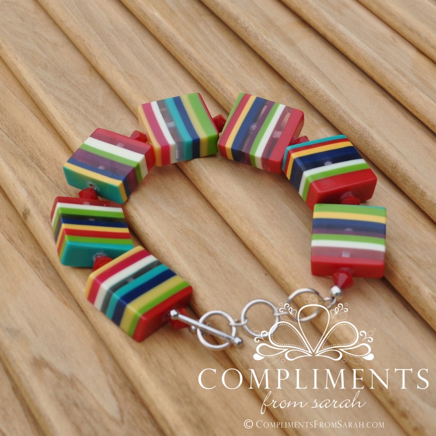 venetian stripe bracelet