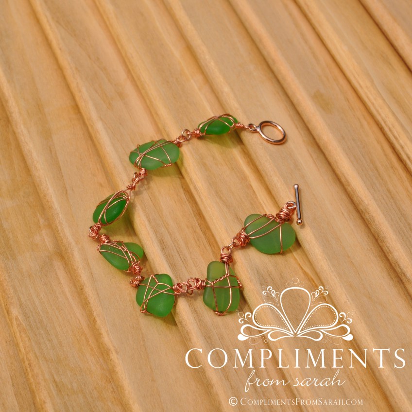 Green Sea Glass Jewelry