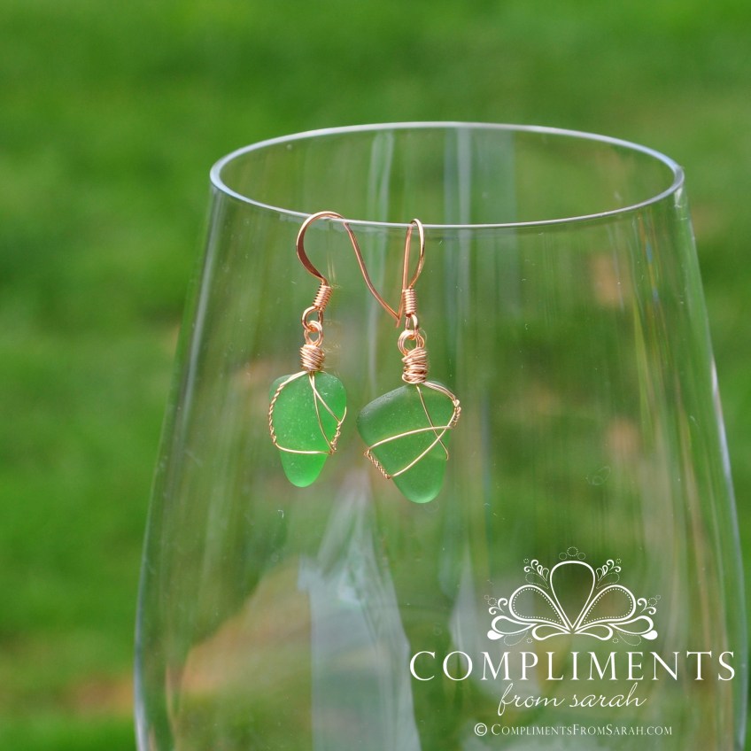 Green Sea Glass Jewelry