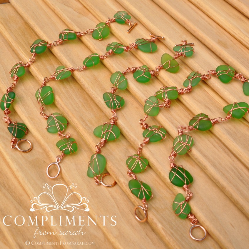 Green Sea Glass Jewelry