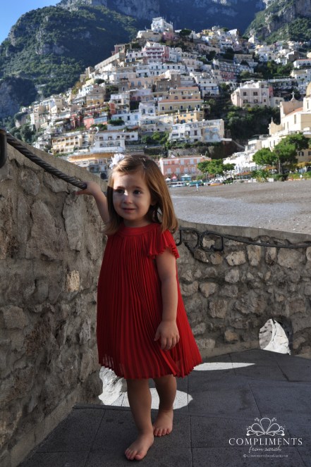 Maddie in Positano